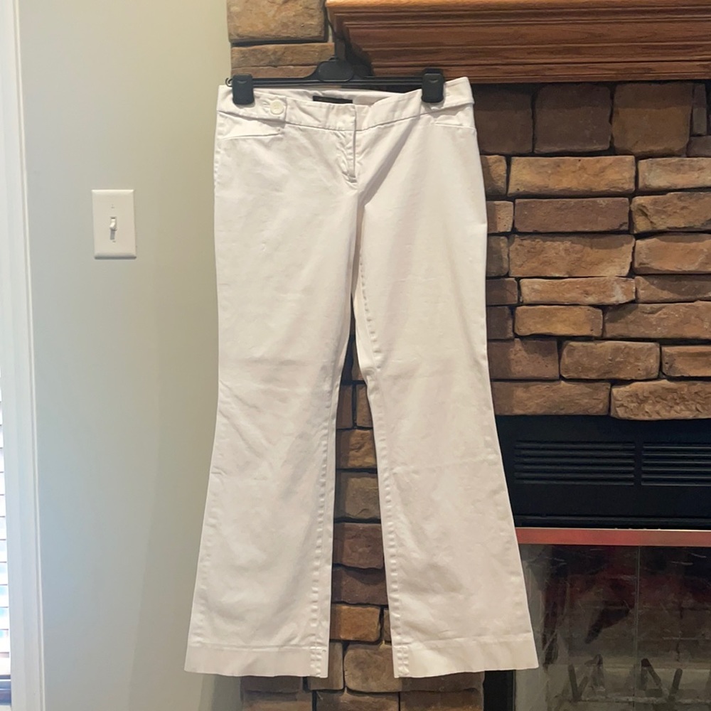 Limited Brand White Wide Leg Pants